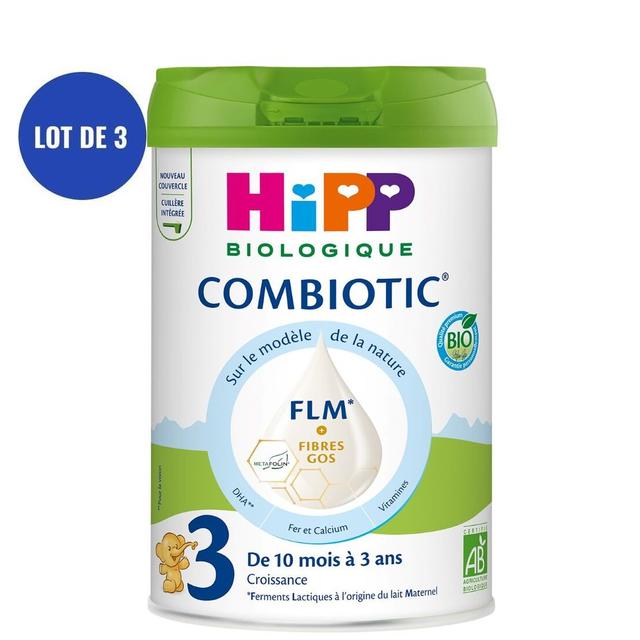 lot 3 x Lait 3 COMBIOTIC® FLM Boîte 800g