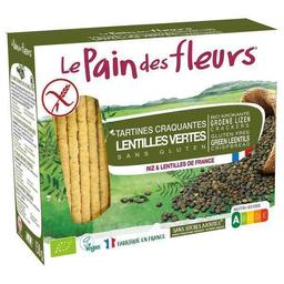 Tartines craquantes aux lentilles vertes 150g