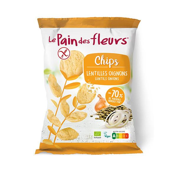 Chips aux lentilles et oignons 50g