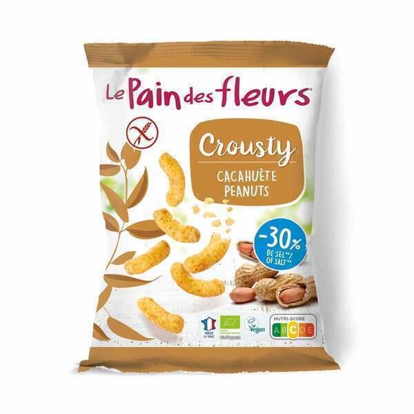 Biscuits apéritifs Crousty cacahuète 75g