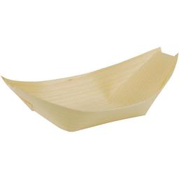 50 Coupelles Bateau (13,5 cm) - Feuille de Bois