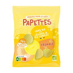 Chips BIO aux légumes & riz complet, au fromage 70g