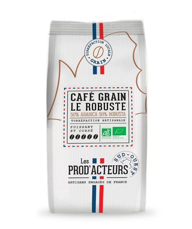 Le Robuste Bio 50% arabica 50% robusta - 1kg