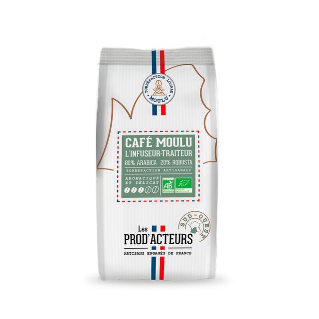 Café moulu 80% arabica 20% robusta 1kg