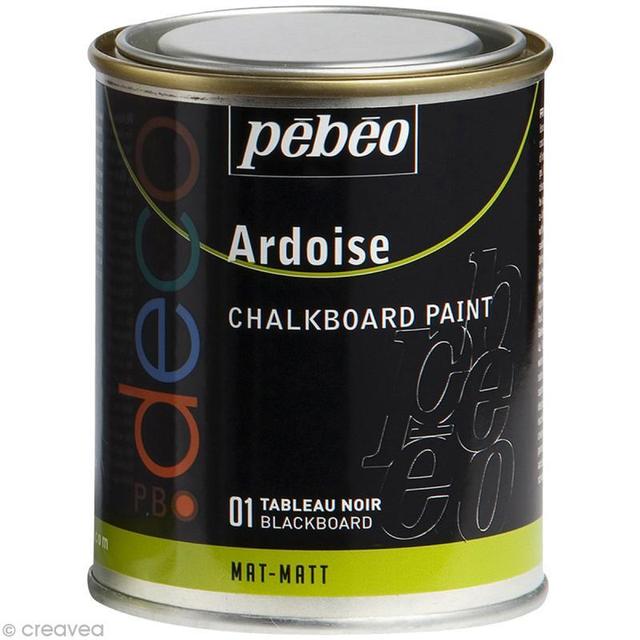 Peinture ardoise Pébéo - Tableau noir 250 ml