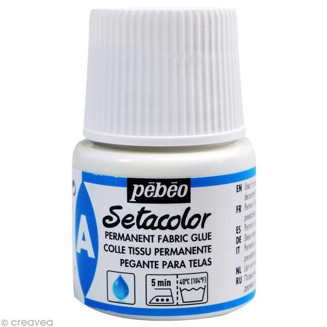 Auxiliaire peinture textile - Setacolor - Colle tissu permanente