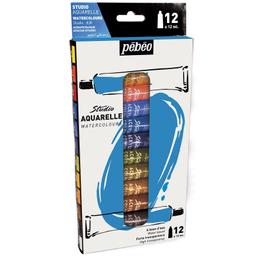 Assortiment Peinture Aquarelle Pébéo - Studio Aquarelle 12 ml -