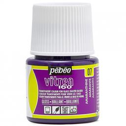 Peinture sur verre V160 effet brillant Violet amarante - 45 ml