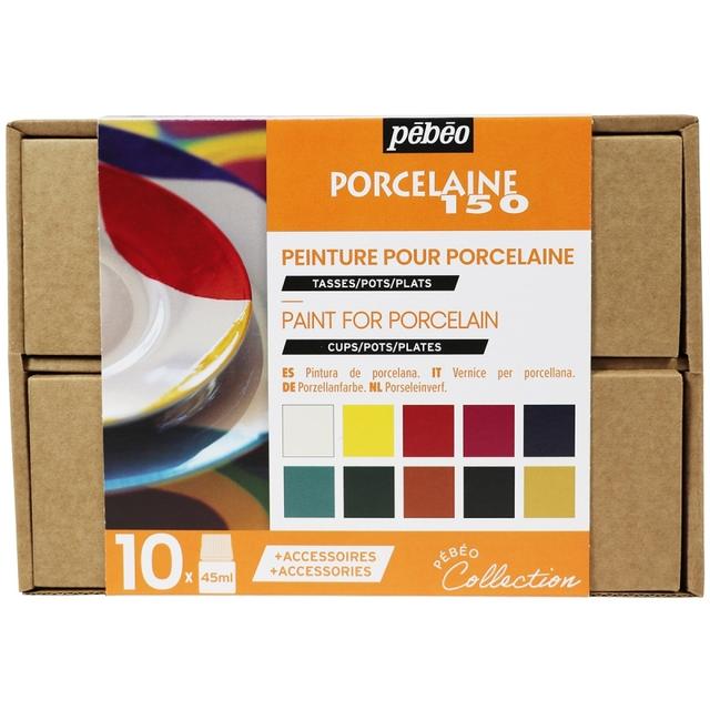 Coffret Collection Pébéo - Peinture sur Porcelaine