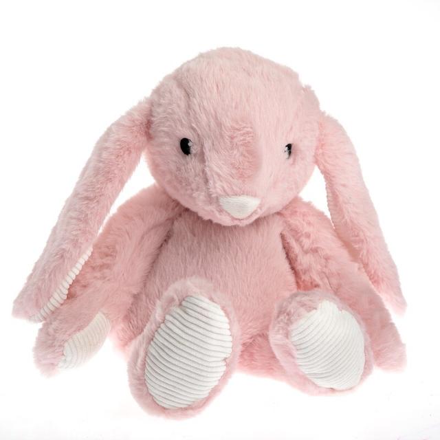 Peluche Bouillotte Lapin Rose - Made in France