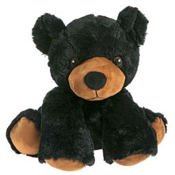 Peluche Bouillotte Ours noir - Made in France