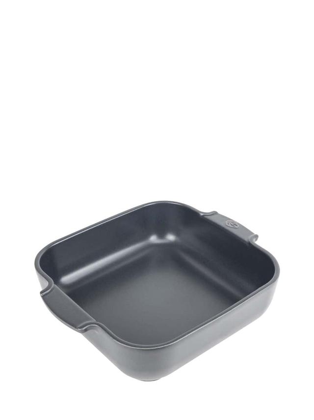 Appolia Plat four céramique carré ardoise 28 cm - 11'