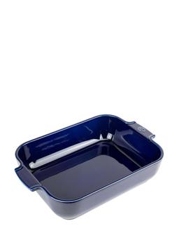 Appolia Plat four céramique rectangle bleu profond 32 cm - 12,5'