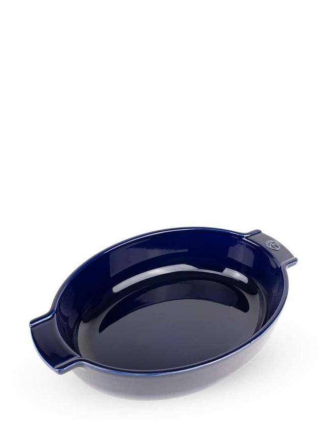 Appolia Plat four céramique ovale bleu profond 31 cm - 10 1/2