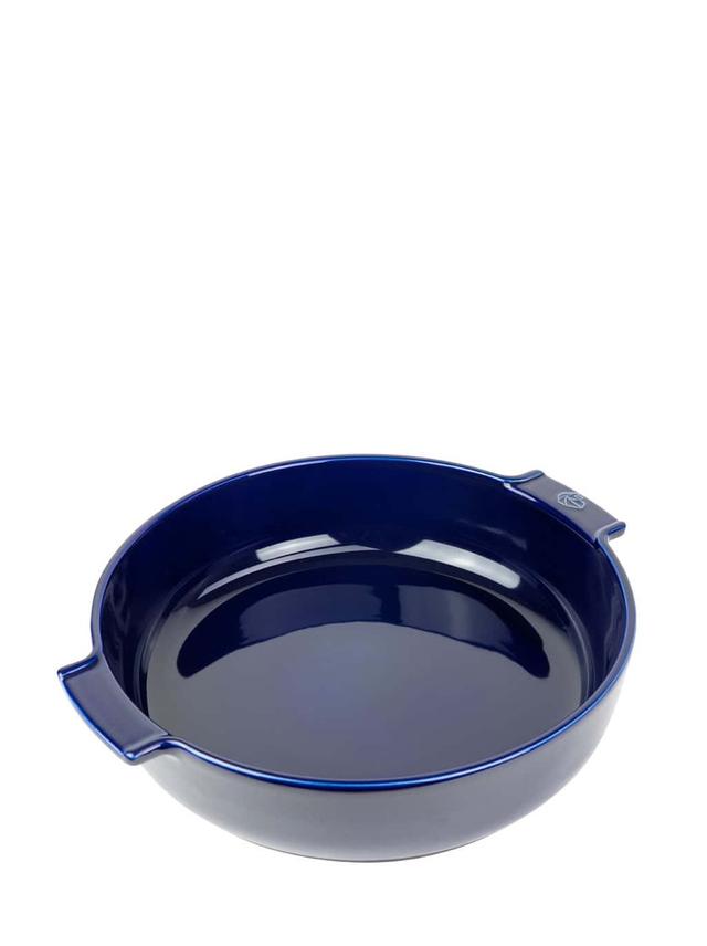 Appolia Plat four céramique rond bleu profond 34 cm - 13,4'