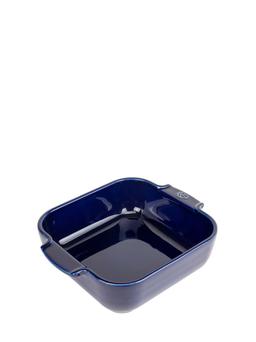 Appolia Plat four céramique carré bleu profond 21 cm - 8,25'