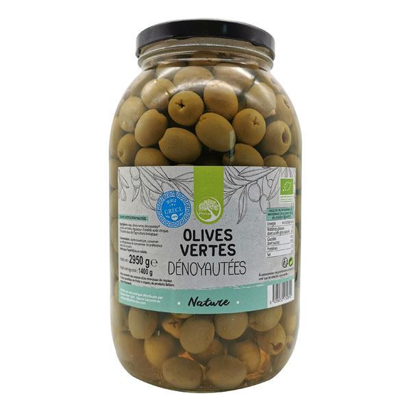 Olives vertes dénoyautées 2,95kg