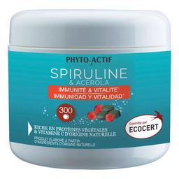 Spiruline et Acérola Format économique 300 comprimés