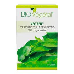 Ver'Fer Bio - Fer 100% Végétal - 60 gélules - 2 mois