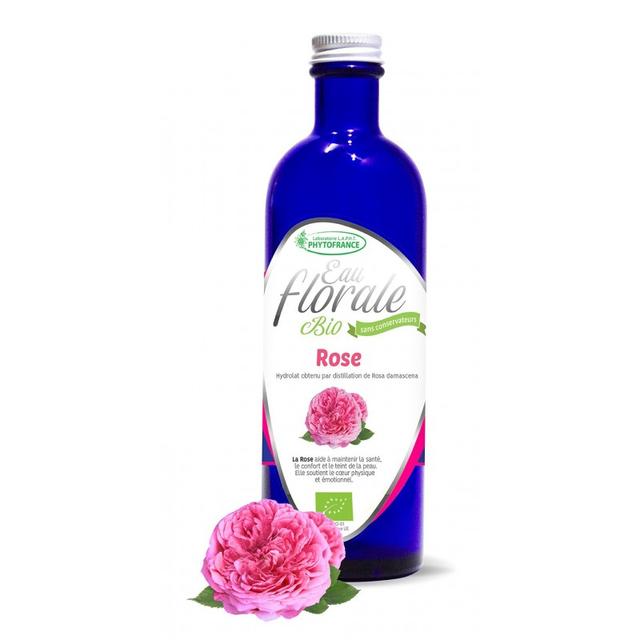 Hydrolat Rose De Damas Fleur (Bio) - 200Ml - Phytofrance - Eau F