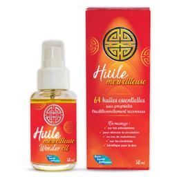 Huile merveilleuse - 64 huiles essentielles - 50 mL