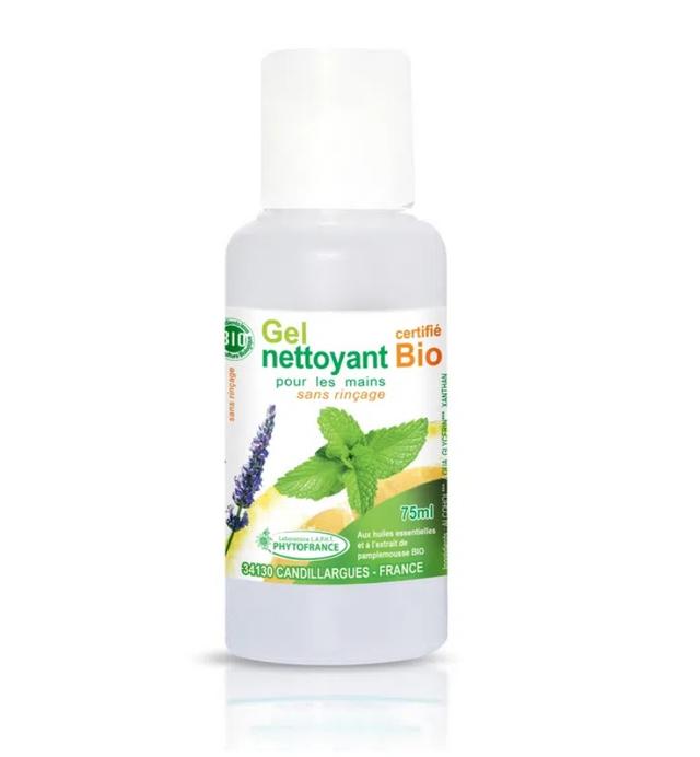 Gel nettoyant mains sans rinçage