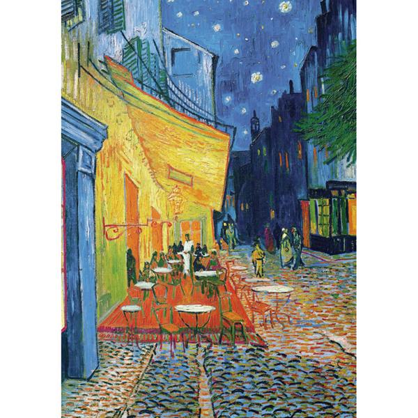 Puzzle La Terrasse Du Café Le Soir de Van Gogh 1000 pièces en c