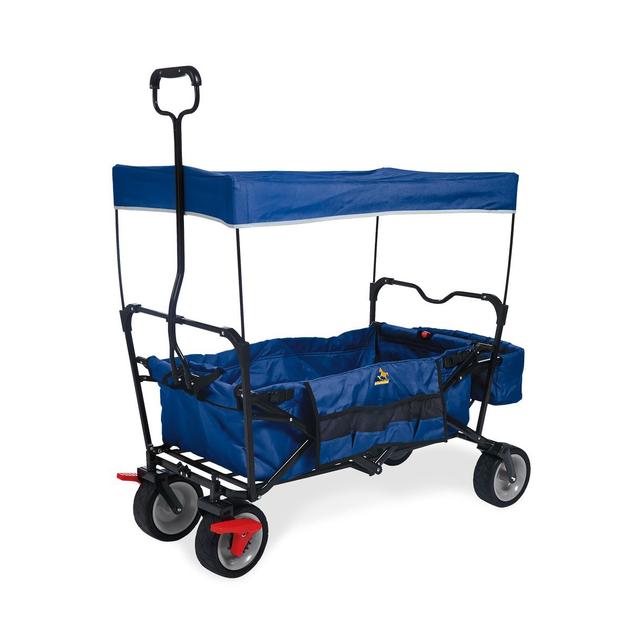 Wagon pliant  Paxi Dlx Comfort avec frein Bleu