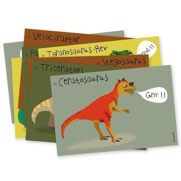 Mes invitations - Dinosaures - Lot de 8