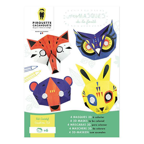 Kit créatif masques Animaux de la Forêt - Dès 6 ans