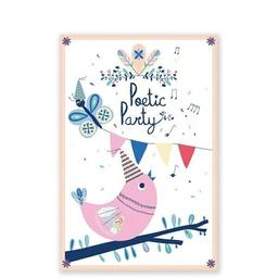 Cartes d'Invitations - Poetic Party