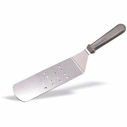 Spatule en Inox Perforée Manche en ABS L 38 cm - Pujadas