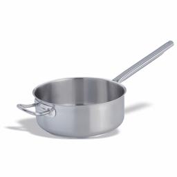 Casserole Basse Inox Ø32cm avec contre anse - Pujadas