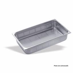 Bac Gastro Inox GN 1/1 Perforé - H 100 mm - Pujadas