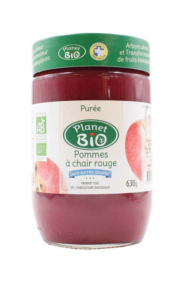 Purée de pomme à chair rouge 630g