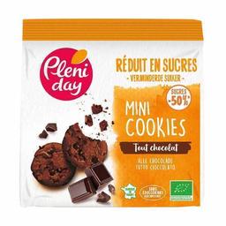 Mini cookies tout chocolat réduits en sucre 150g