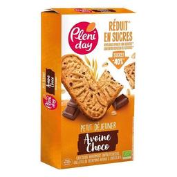 Biscuits petit-déjeuner avoine et choco réduits en sucre 160g