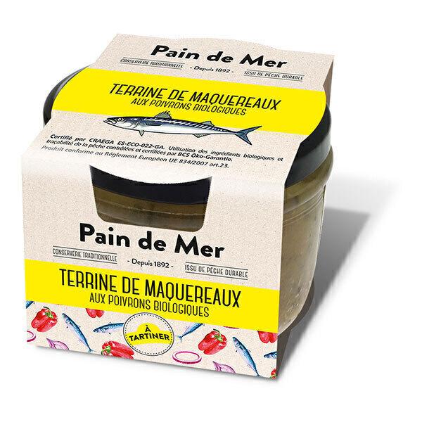 Terrine de maqueraux aux poivrons 125g