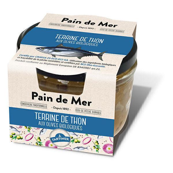 Terrine de thon aux condiments biologiques 125g