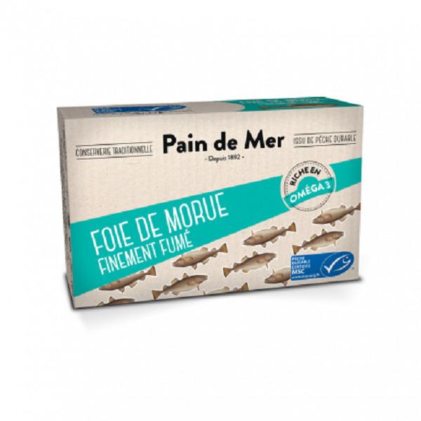 Foie de morue finement fumé 120g