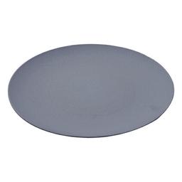 Assiette en PLA gris foncé 25,5cm