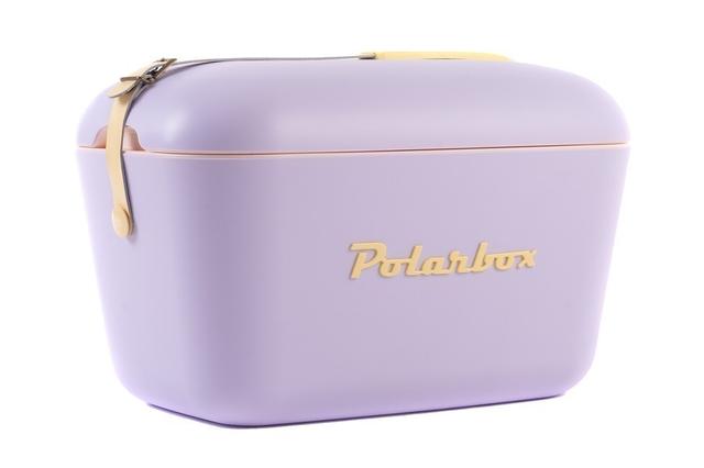 POLARBOX Glacière Retro avec bandouillière Violet-12L