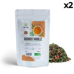 Lot 2 Infusions Rooibos Vanille Hibiscus, au Chanvre CBD