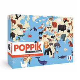 Puzzle Animaux du monde - 500 pièces - Poppik