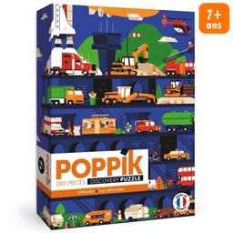 Puzzle Découverte Poppik - Véhicules - 280 pcs