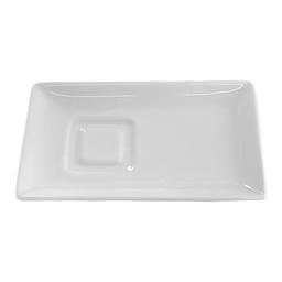 Sous tasse 14 x 9 cm en porcelaine (lot de 3)