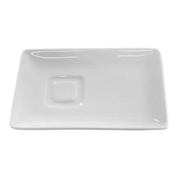 Sous tasse 16 x 10 cm en porcelaine (lot de 3)