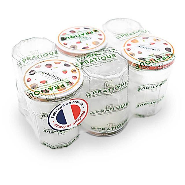 Set de 6 pot de confiture - 385ml 82mm de diamètre