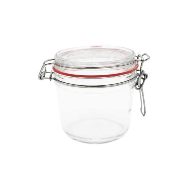 Set de 6 bocaux à armature inox - 350ml 85 mm de diamètre