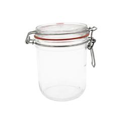 Set de 6 bocaux à armature inox - 500ml 85 mm de diamètre